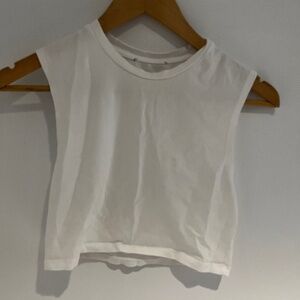 White Crop Top